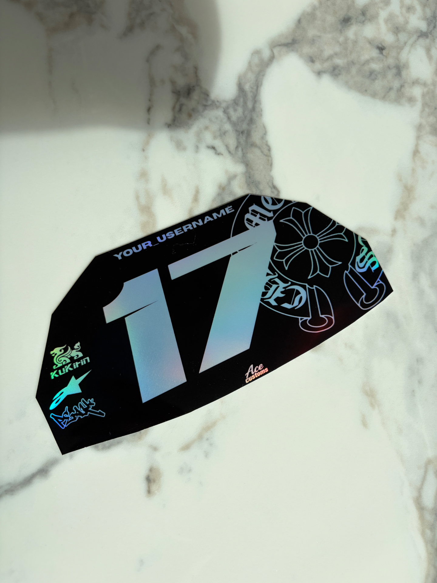 Fully customiseable decal